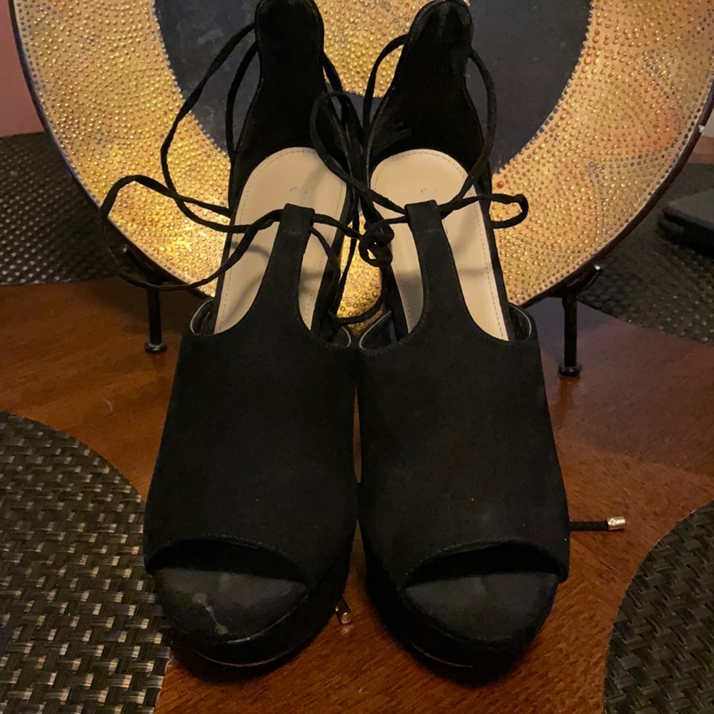 Black heels